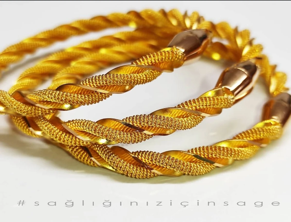 Burma Altın Bilezik (30 Gr.) KİLİTLİ